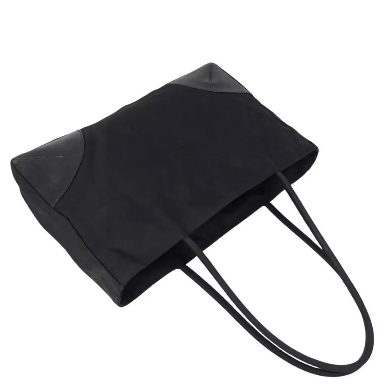 Prada Nylon City Black Shoulder Tote Bag