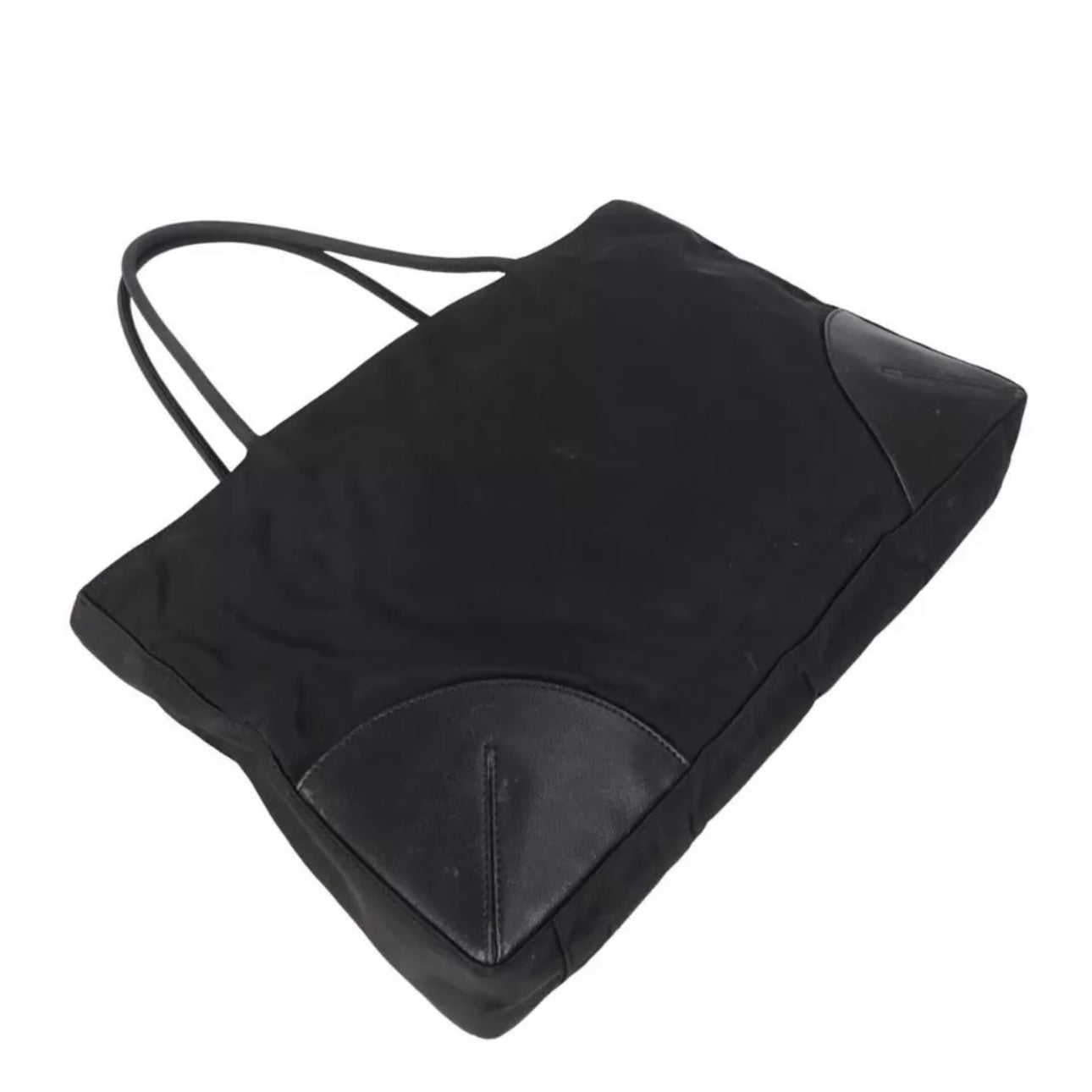 Prada Nylon City Black Shoulder Tote Bag