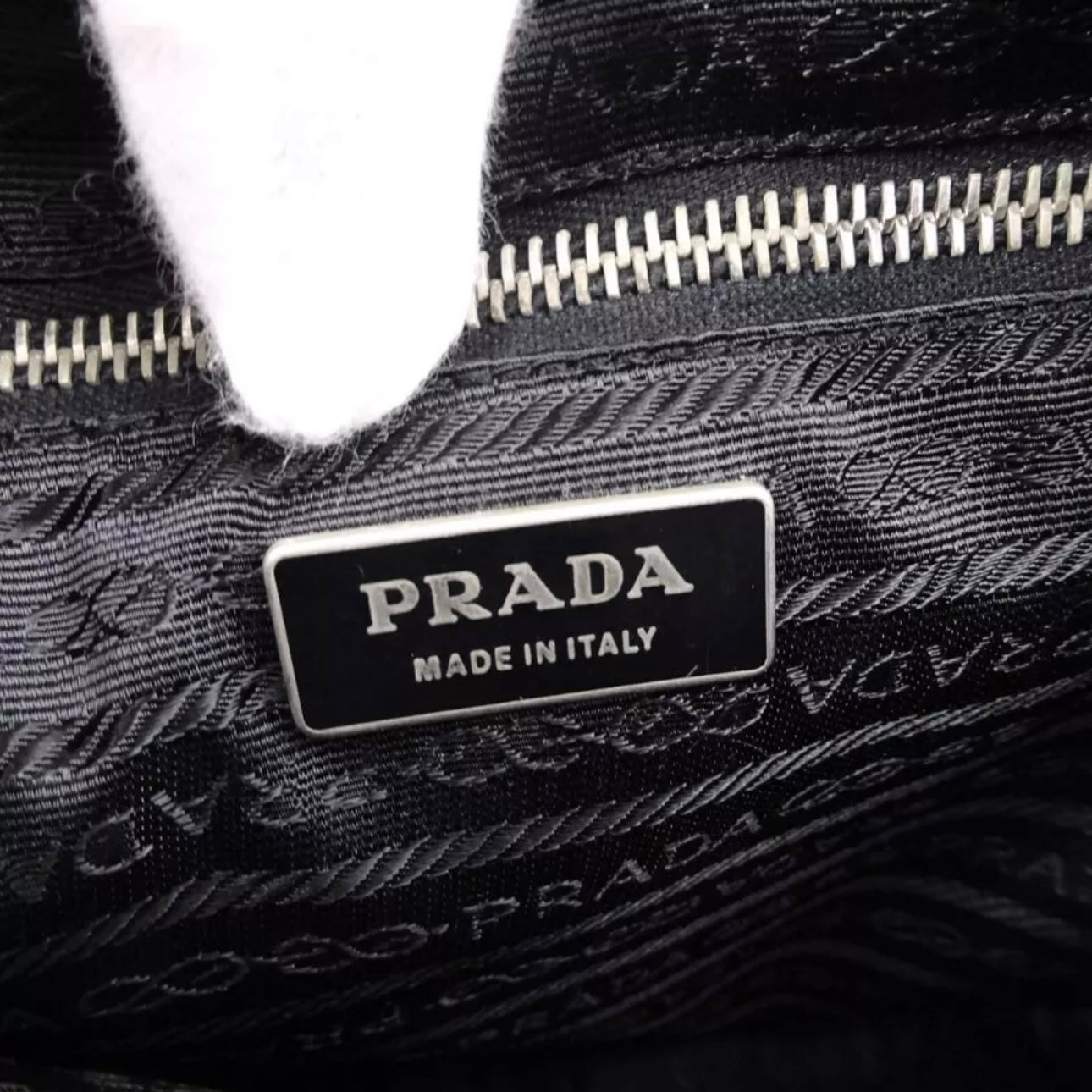 Prada Nylon City Black Shoulder Tote Bag